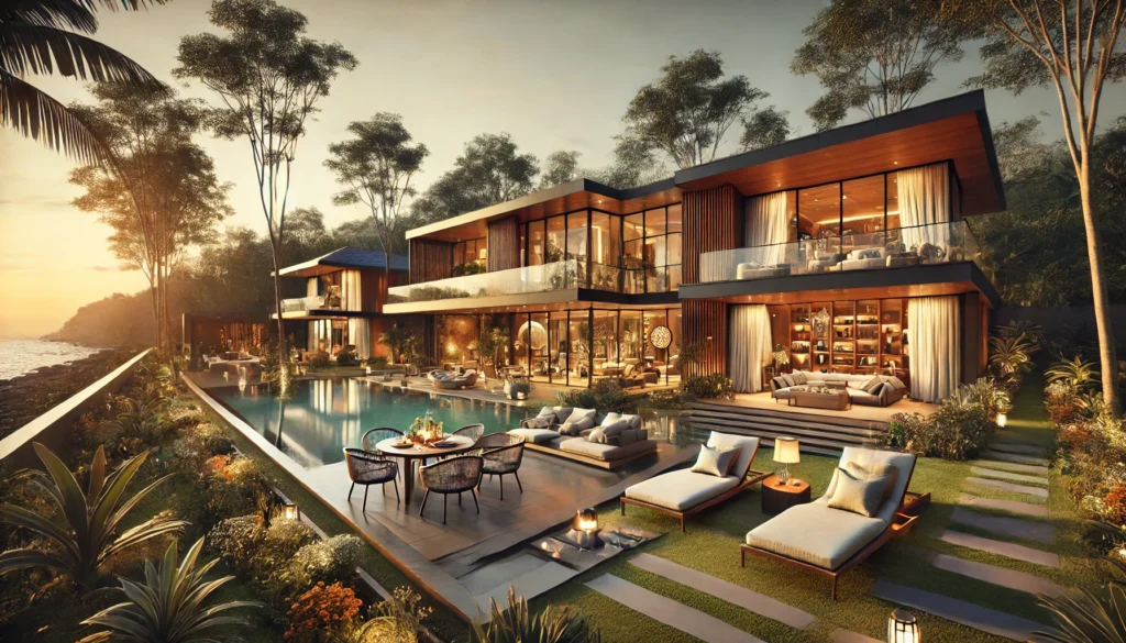 अनुष्का-विराट का आलीशान बंगला