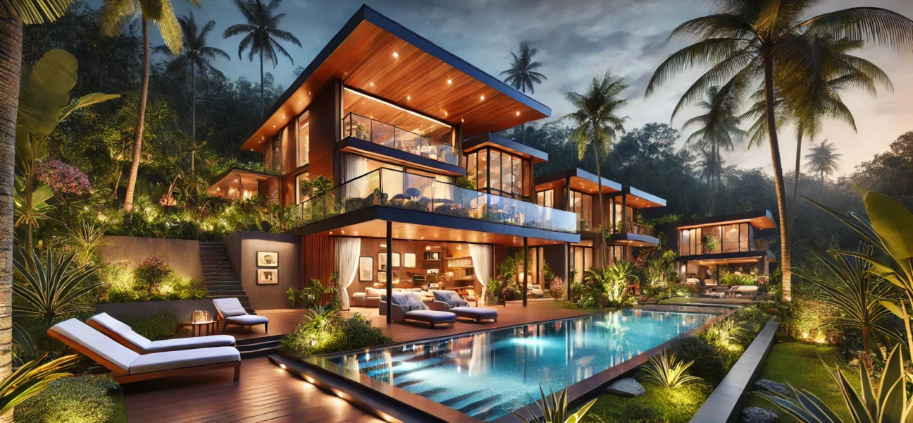 अनुष्का-विराट का आलीशान बंगला