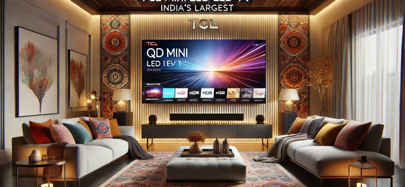 TCL ने भारत में लॉन्च किया दुनिया का सबसे बड़ा QD Mini LED TV: जानें फीचर्स और कीमत